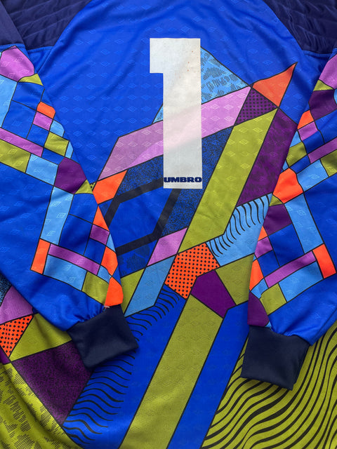 Match Shirt • Club • Lazio • 1993 • Umbro • Keeper • #1 • Luca Marchegiani • UEFA Cup