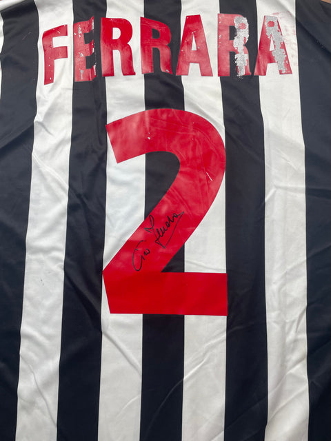 Match Shirt • Club • Juventus • 1998 • Kappa • Home • #2 • Ciro Ferrara • Match Worn • Signed