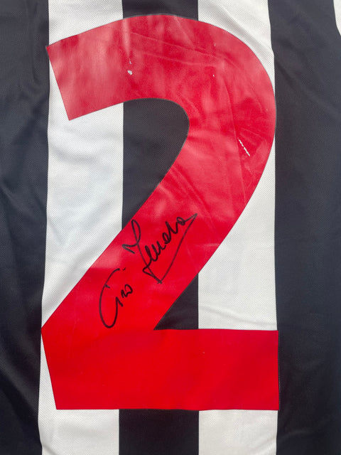 Match Shirt • Club • Juventus • 1998 • Kappa • Home • #2 • Ciro Ferrara • Match Worn • Signed
