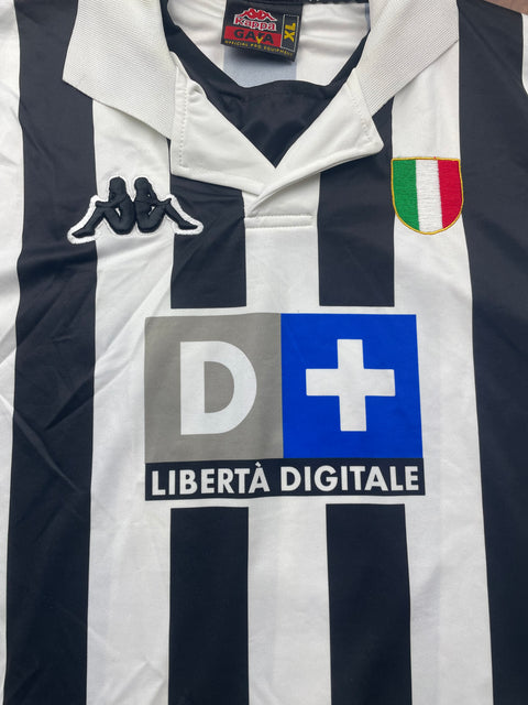 Match Shirt • Club • Juventus • 1998 • Kappa • Home • #2 • Ciro Ferrara • Match Worn • Signed