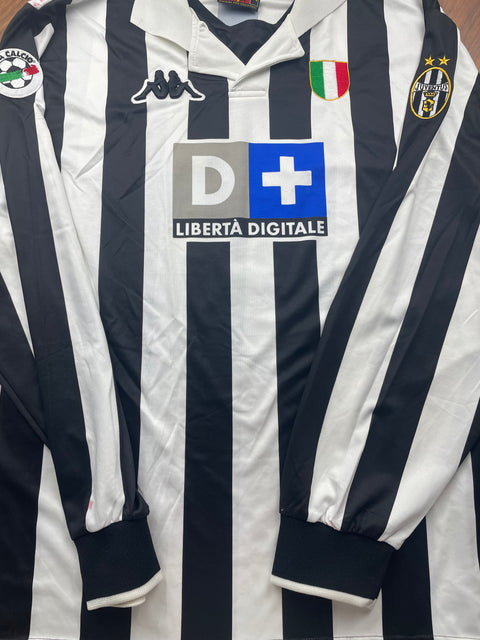 Match Shirt • Club • Juventus • 1998 • Kappa • Home • #2 • Ciro Ferrara • Match Worn • Signed
