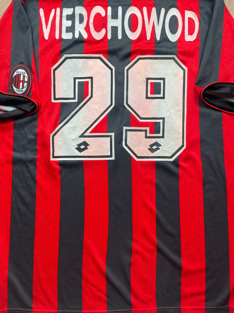Store Shirt • AC Milan • 1996 • Lotto • Home • Pietro Vierchowod • Size L
