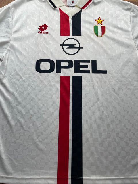 Match Shirt • Club • AC Milan • 1996 • Lotto • Away • #29 • Pietro Vierchowod • Match Worn • vs Piacenza