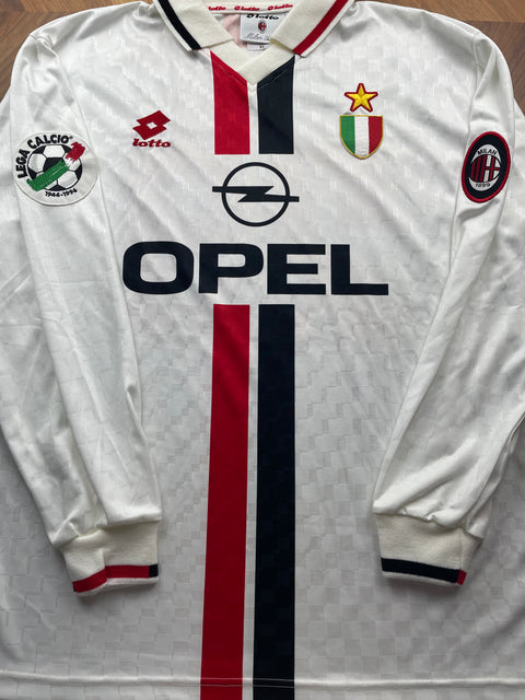 Match Shirt • Club • AC Milan • 1996 • Lotto • Away • #29 • Pietro Vierchowod • Match Worn • vs Piacenza