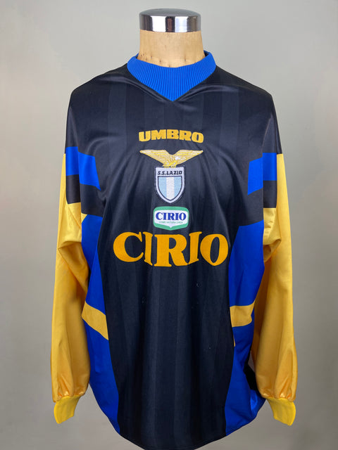 Match Shirt • Club • Lazio • 1997 • Umbro • Keeper • #1 • Luca Marchegiani • UEFA Cup vs AuxerreÂ