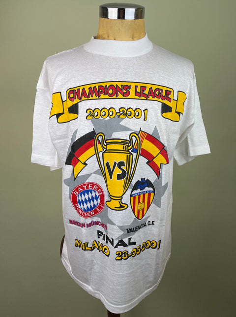 T-Shirt • 2001 • Champions League • Valencia vs Bayern Munich • Bootleg T-Shirt
