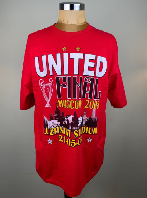 T-Shirt • 2008 • Champions League • Manchester United • Bootleg T-Shirt - Calcio 90