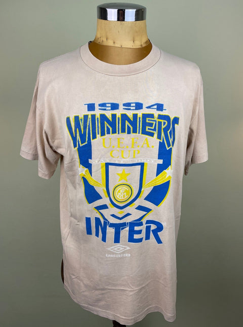T-Shirt • 1994 • UEFA Cup • Inter Milan • Official Umbro T-Shirt - Calcio 90