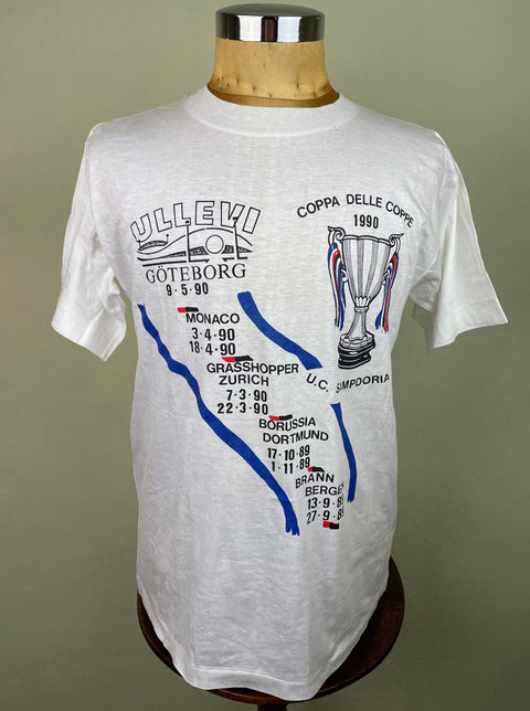 T-Shirt • 1990 • Cup Winners Cup • Sampdoria • Champions Bootleg T-Shirt