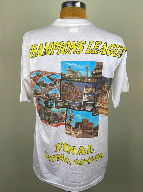 T-Shirt • 1996 • Champions League • Juventus vs Ajax • Bootleg T-Shirt - Calcio 90