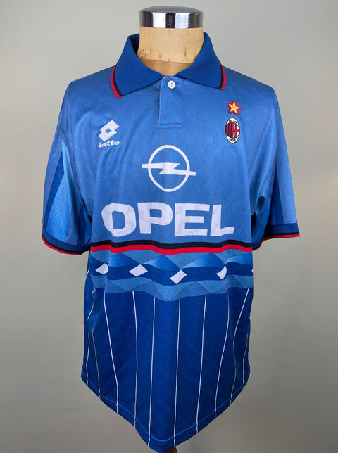 Match Shirt • Club • AC Milan • 1995 • Lotto • Fourth • Home • #31 • Patrick Vieira • Match Prepared