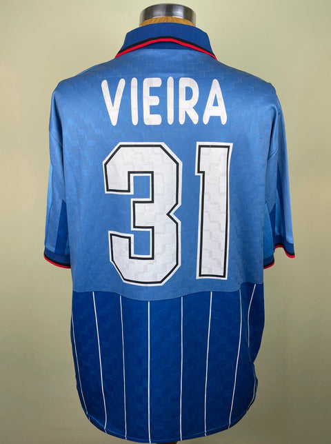 Match Shirt • Club • AC Milan • 1995 • Lotto • Fourth • Home • #31 • Patrick Vieira • Match Prepared