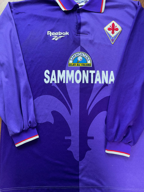 Store Shirt • Fiorentina • 1995 • Reebok • Home • #10 • Manuel Rui Costa • Size XL