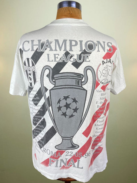 T-Shirt • 1996 • Champions League • Juventus vs Ajax • Bootleg T-Shirt