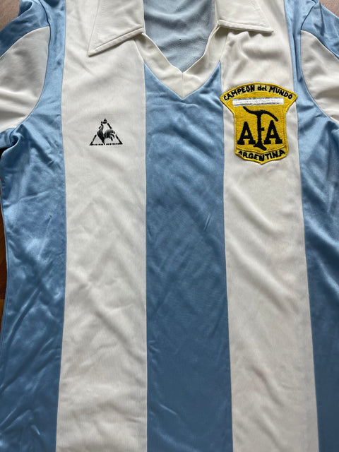 Store Shirt • Argentina • 1980 • Le Coq Sportif • World Champions Version • Size M