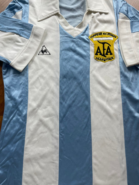 Store Shirt • Argentina • 1980 • Le Coq Sportif • World Champions Version • Size M