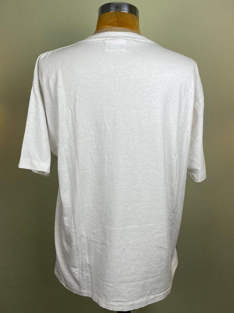 T-Shirt • 1993 • Serie A • Inter Milan • Official White Reebok Dennis Bergkamp T-Shirt - Calcio 90