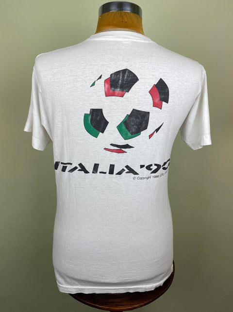 T-Shirt • 1990 • World Cup 90 • Italia • Italia 90 Gillette Official T-Shirt - Calcio 90