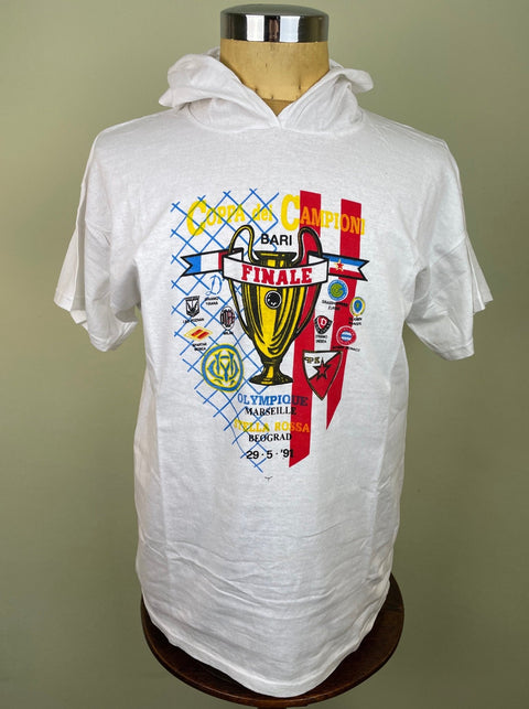 T-Shirt • 1991 • European Cup • Marseille vs Red Star • Bootleg T-Shirt - Calcio 90