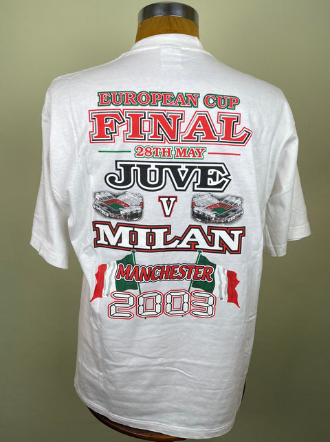 T-Shirt • 2003 • Champions League • Juventus vs Milan • Bootleg T-Shirt