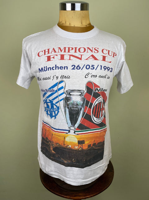T-Shirt • 1993 • Champions League • AC Milan vs Marseille • Bootleg T-Shirt