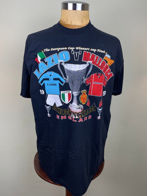 T-Shirt • 1999 • Cup Winners Cup • Lazio vs Mallorca • Bootleg T-Shirt