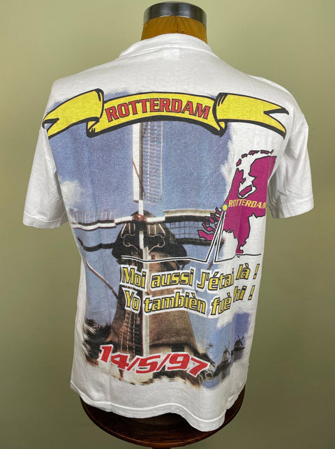 T-Shirt • 1997 • Cup Winners Cup • PSG vs Barcelona • Bootleg T-Shirt - Calcio 90