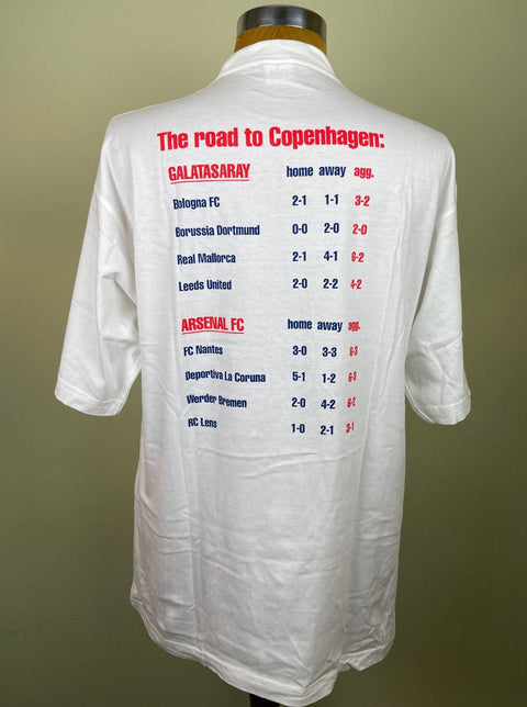 T-Shirt • 2000 • UEFA Cup • Arsenal vs Galatasaray • Bootleg T-Shirt - Calcio 90