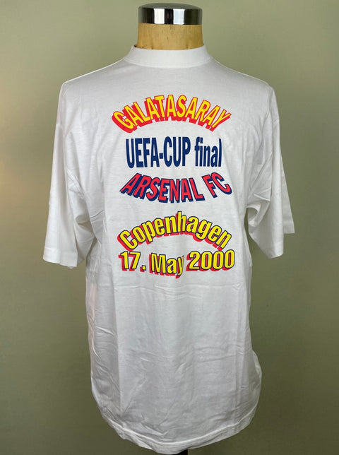 T-Shirt • 2000 • UEFA Cup • Arsenal vs Galatasaray • Bootleg T-Shirt - Calcio 90