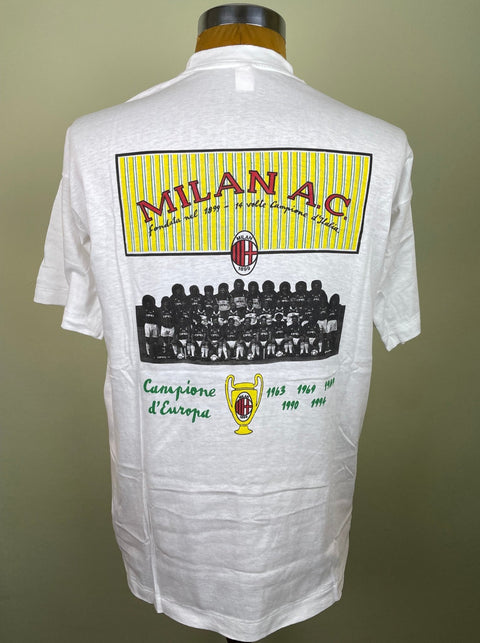 T-Shirt • 1994 • Champions League • AC Milan • Bootleg T-Shirt - Calcio 90