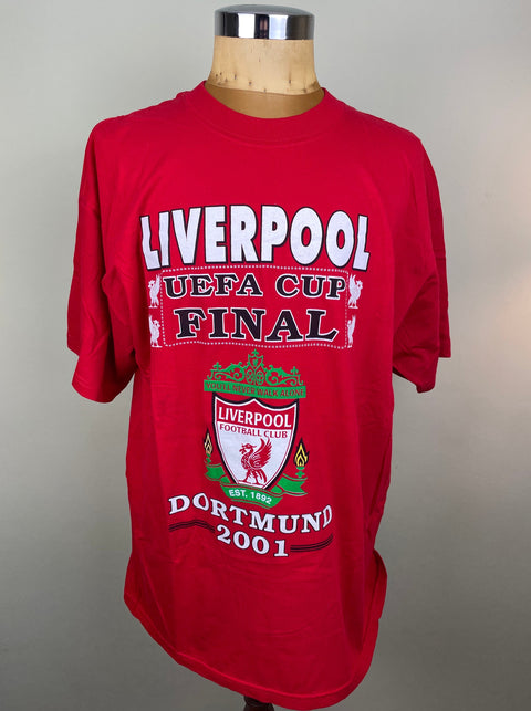 T-Shirt • 2001 • Liverpool • UEFA Cup Final • Bootleg T-Shirt