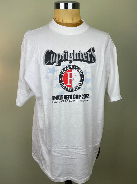 T-Shirt • 2002 • Feynoord vs Dortmund • UEFA Cup Final • Bootleg T-Shirt - Calcio 90