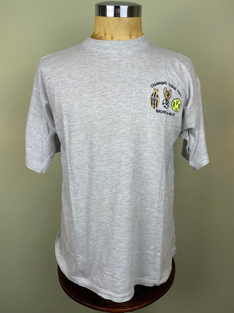 T-Shirt • 1997 • Champions League • Juventus vs Dortmund • Bootleg T-Shirt - Calcio 90