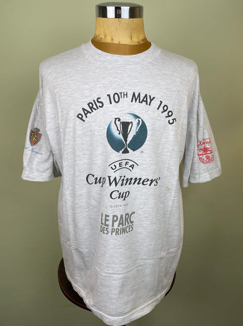 T-Shirt • 1995 • Cup Winners Cup • Arsenal vs Zaragoza • Official T-Shirt