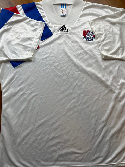 Store Shirt • USA • 1990 • Adidas • World Cup 90 Shirt • Size XL