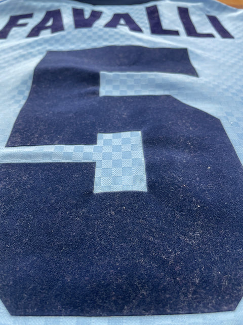 Match Shirt • Club • Lazio • 1995 • Umbro • Home • #5 • Giuseppe Favalli • Match Worn