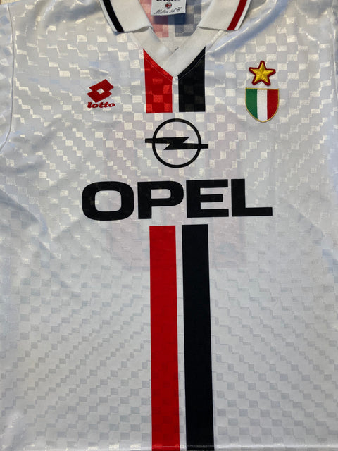 Store Shirt • AC Milan • 1996 • Lotto • Away • Roberto Baggio • Player Spec • Size M