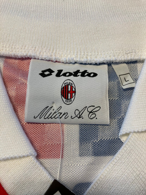 Store Shirt • AC Milan • 1996 • Lotto • Away • #9 • George Weah • Size L • Player Spec • BNWT