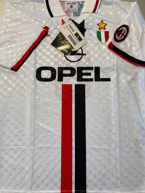 Store Shirt • AC Milan • 1996 • Lotto • Away • #9 • George Weah • Size L • Player Spec • BNWT