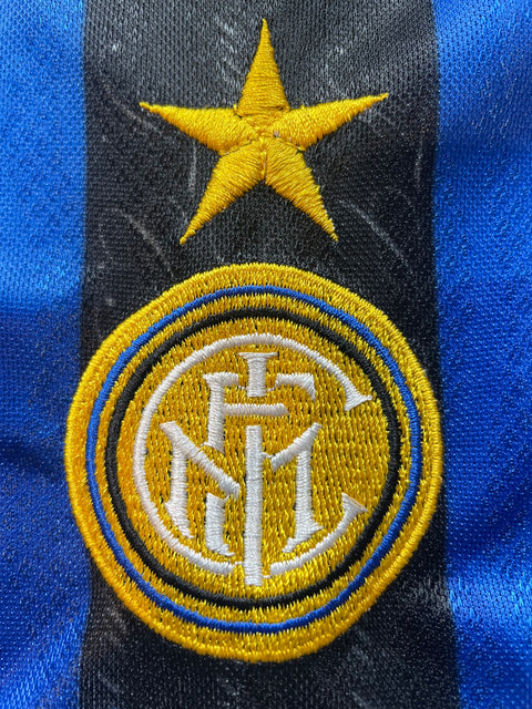 Store Shirt • Inter Milan • 1996 • Umbro Brazilian Edition • Home • #10 • Ronaldo • Size XL
