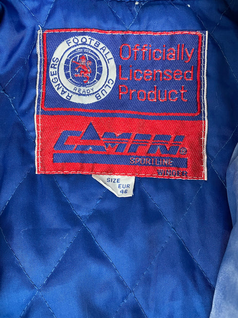 Store Top • Bomber • Glasgow Rangers • 1990 • Size S