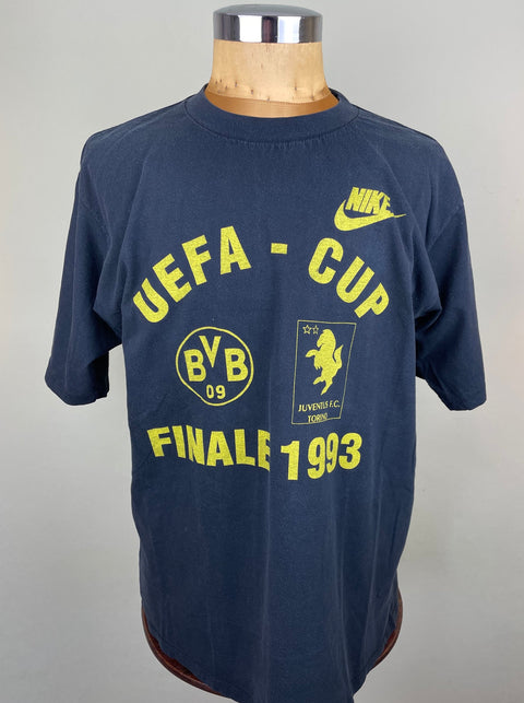 T-Shirt • 1993 • UEFA Cup • Juve vs Dortmund • Official Nike T-Shirt