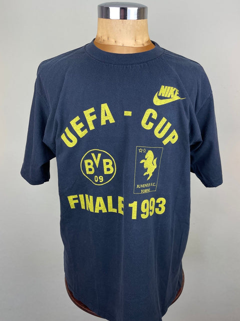 T-Shirt • 1993 • UEFA Cup • Juve vs Dortmund • Official Nike T-Shirt - Calcio 90