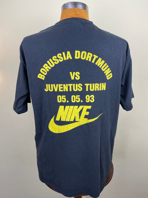 T-Shirt • 1993 • UEFA Cup • Juve vs Dortmund • Official Nike T-Shirt