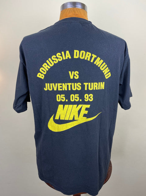 T-Shirt • 1993 • UEFA Cup • Juve vs Dortmund • Official Nike T-Shirt - Calcio 90