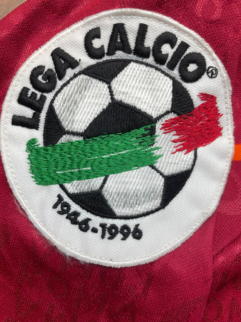 Match Shirt • Club • Roma • 1996 • Asics • Home • #24 • Marco Delvecchio • Match Worn