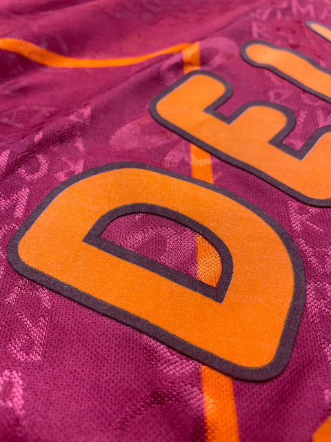 Match Shirt • Club • Roma • 1996 • Asics • Home • #24 • Marco Delvecchio • Match Worn