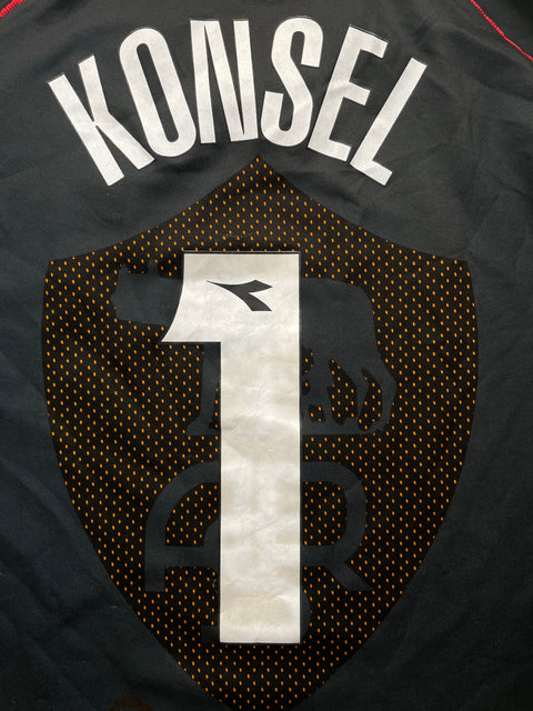 Store Shirt • Roma • 1997 • Asics • Keeper • Michael Konsel • Size S