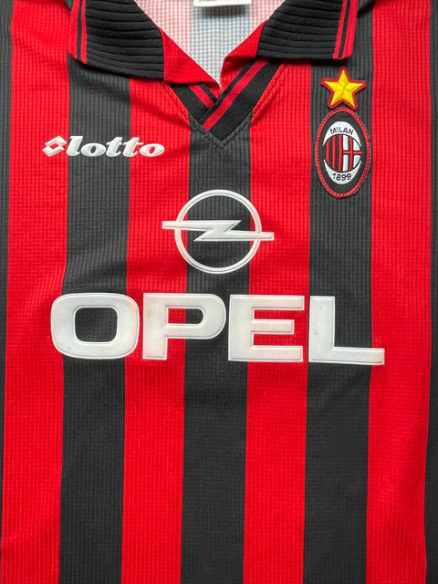 Store Shirt • AC Milan • 1997 • Lotto • Home • Alessandro Costacurta • Size XL