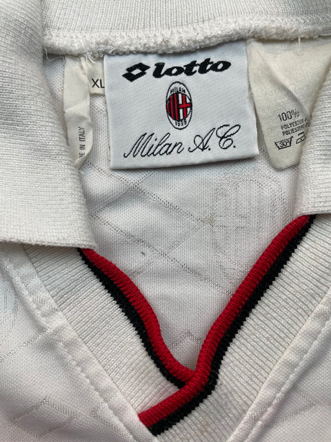 Match Shirt • Club • AC Milan • 1993 • Lotto • Away • #10 • Brian Laudrup • Match Worn
